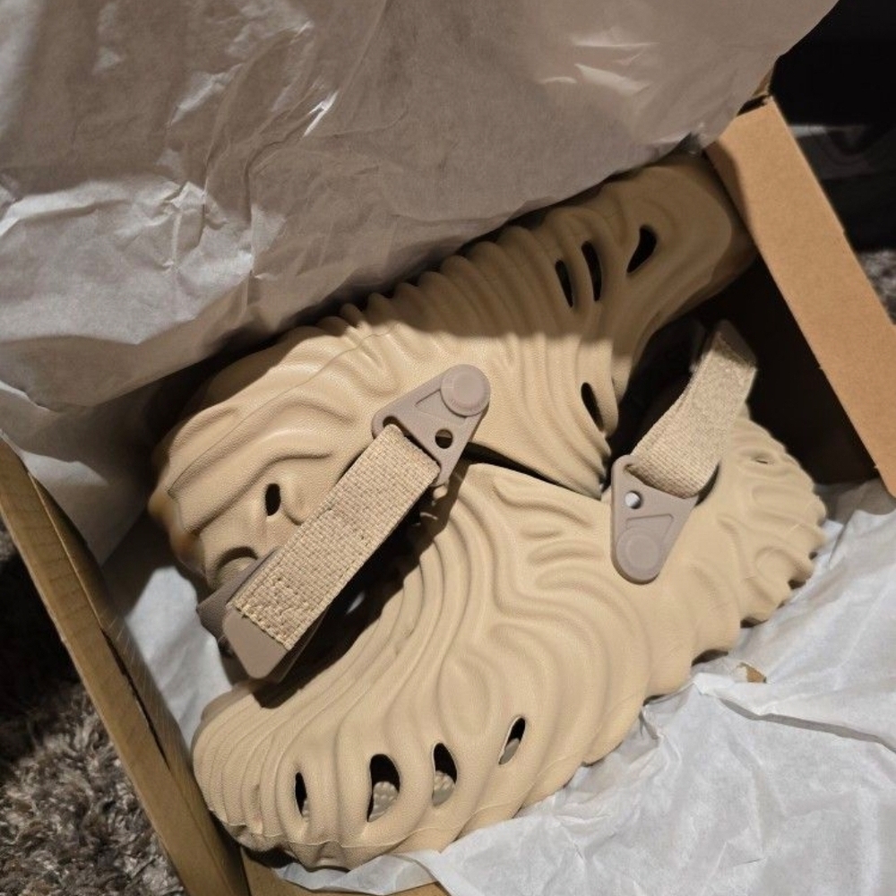 Beige Foam Sandals
